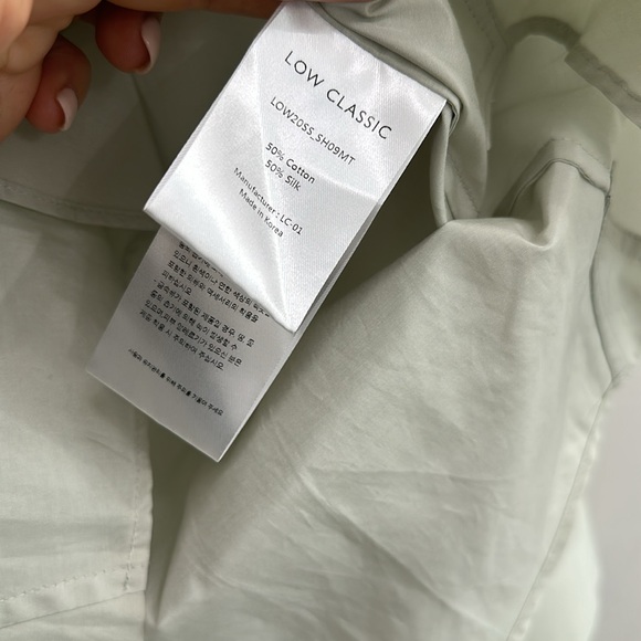 Low Classic Green Silk Shirt - Picture 8 of 10